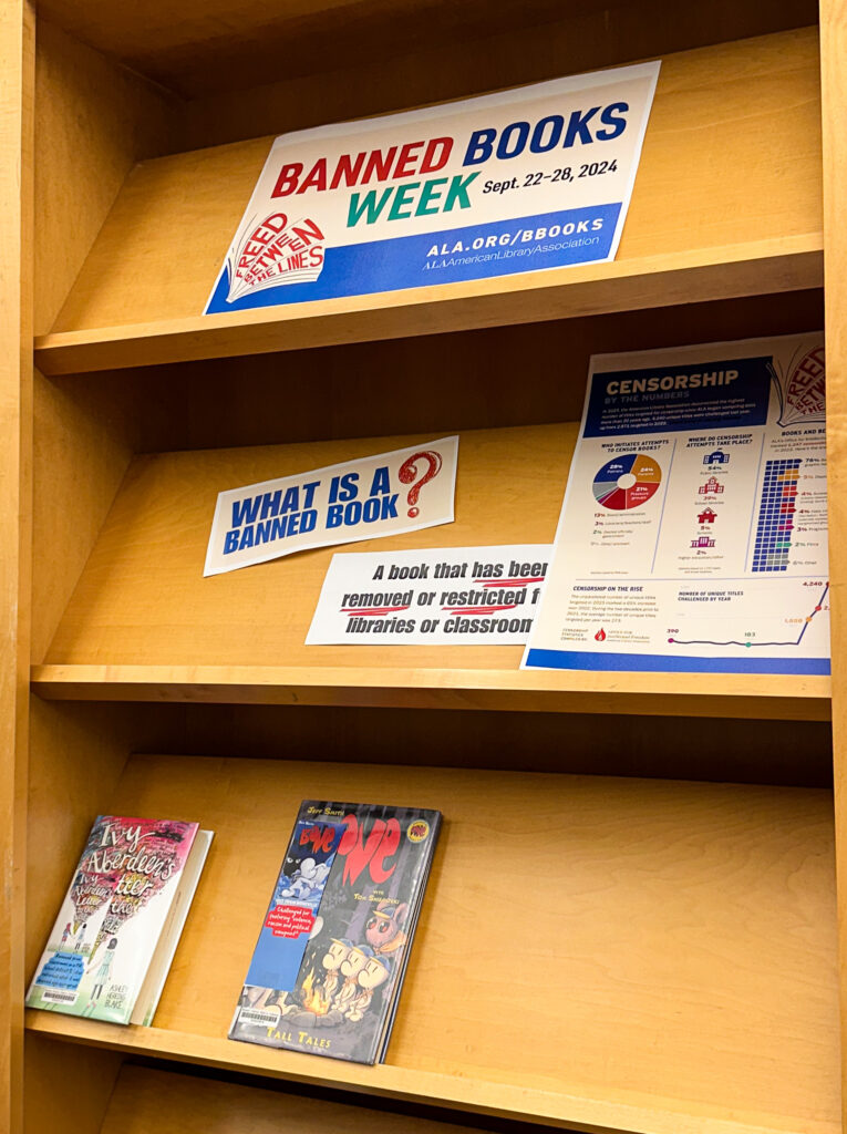 Blount County Library Banned Books Week Display 