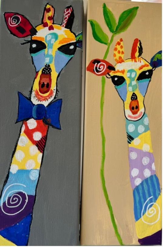 George and Gracie Giraffe