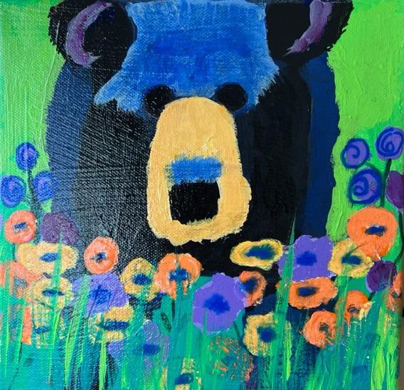 Paint Blossom Bear