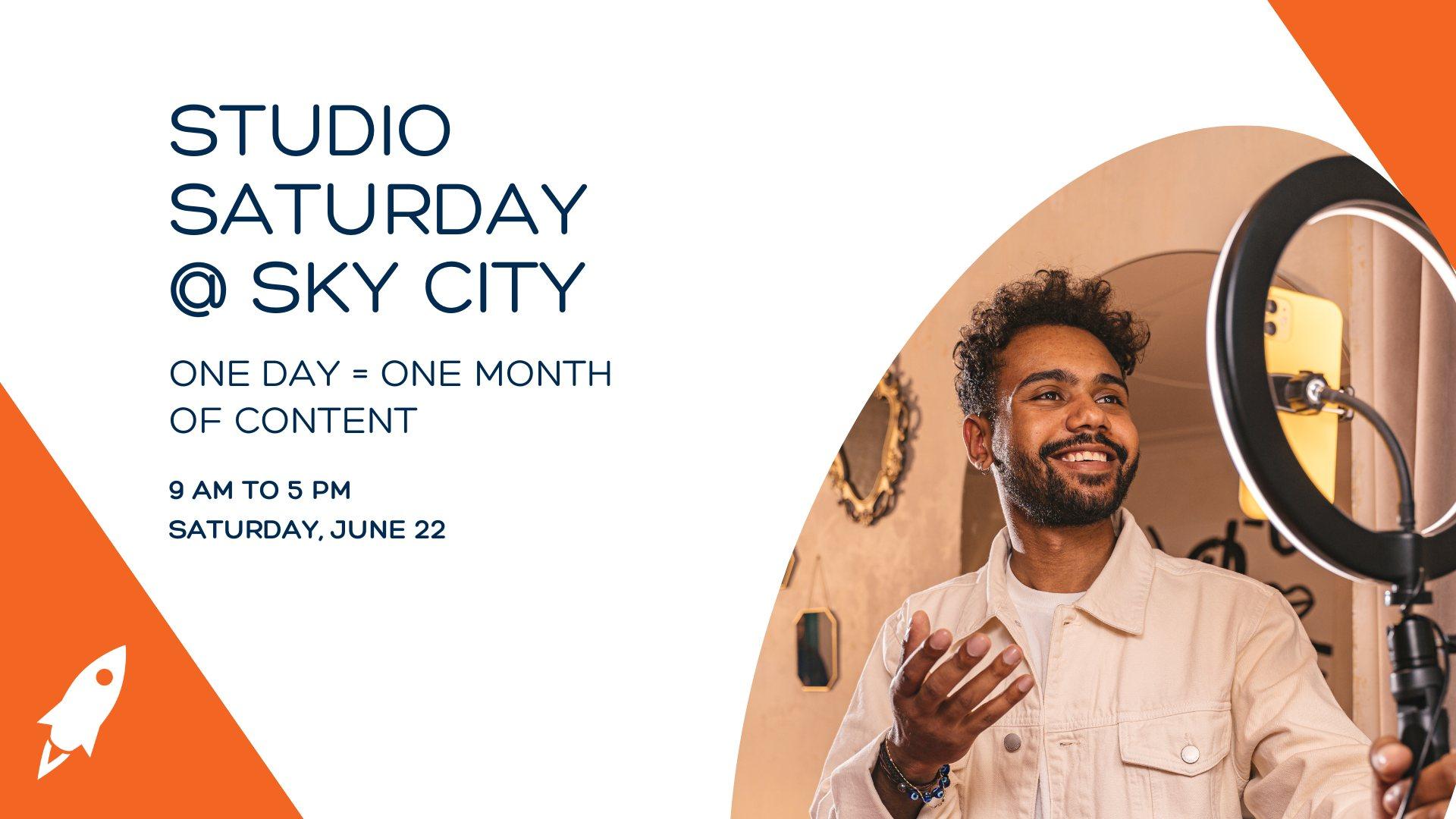 Studio Saturday - Content Creation Day