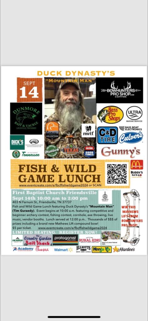 Fish & Wild Game Lunch