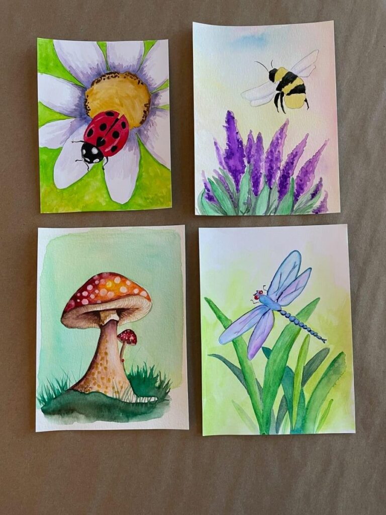 Watercolor Card class- spring 2025