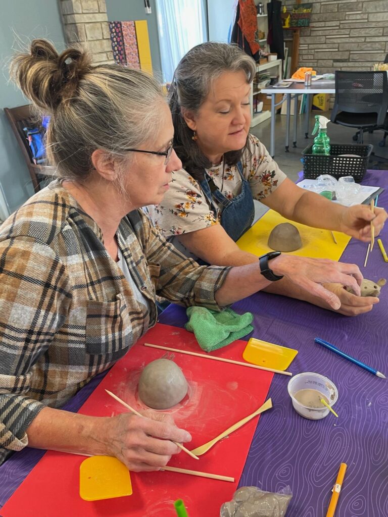 Clay handbuilding class- Chicken