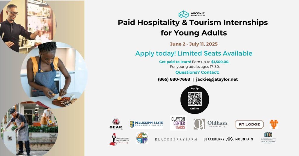 Hospitality and Tourism! Arconic Foundation Internships for Young Adults