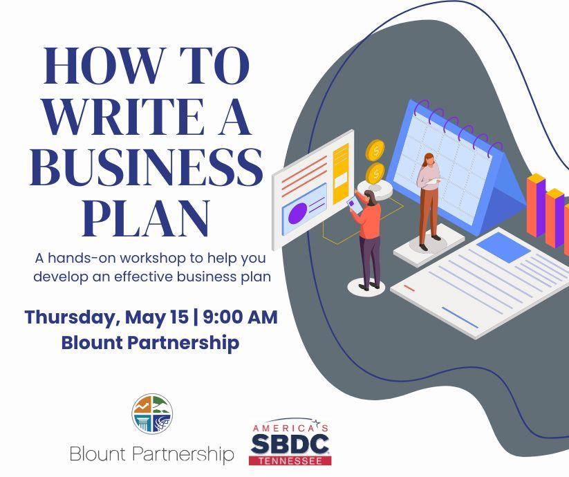 How To Write a Business Plan Workshop