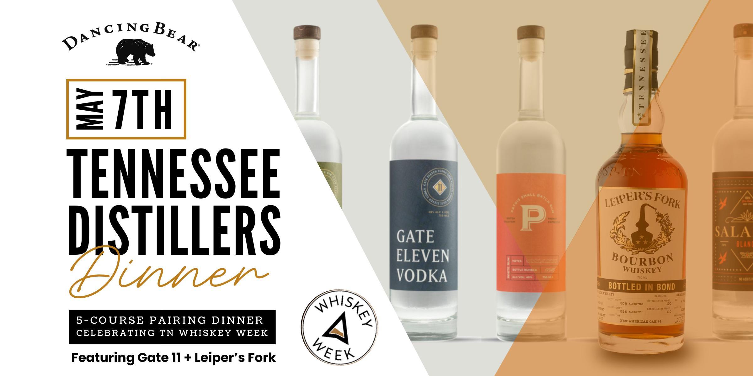 Tennessee Distillers Dinner – Tennessee Whiskey Week