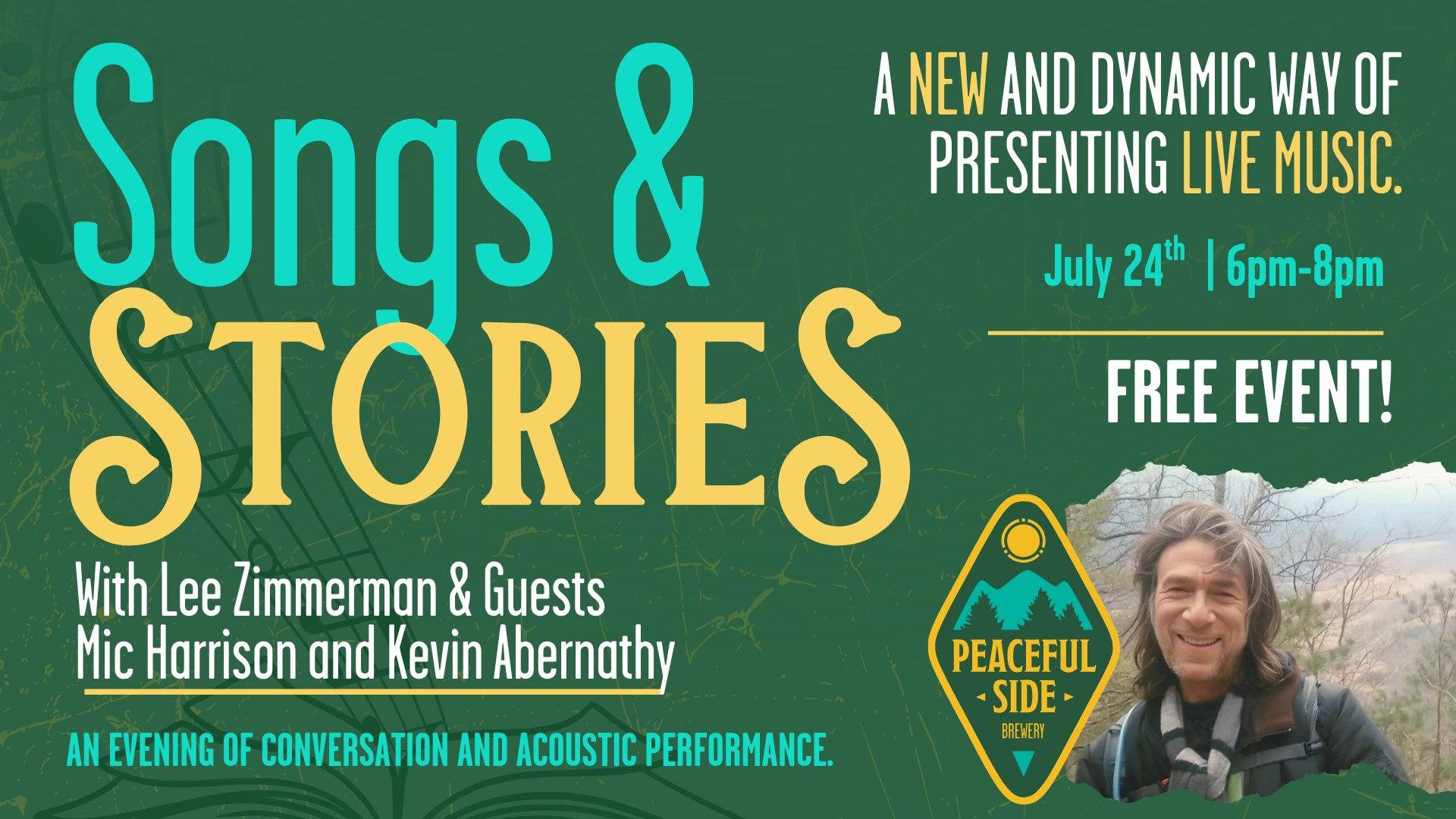 Songs & Stories with Lee Zimmerman, Mic Harrison and Kevin Abernathy