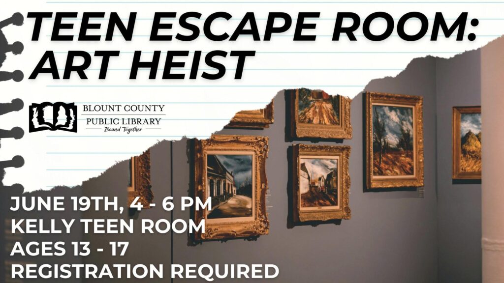 Teen Escape Room Art Heist