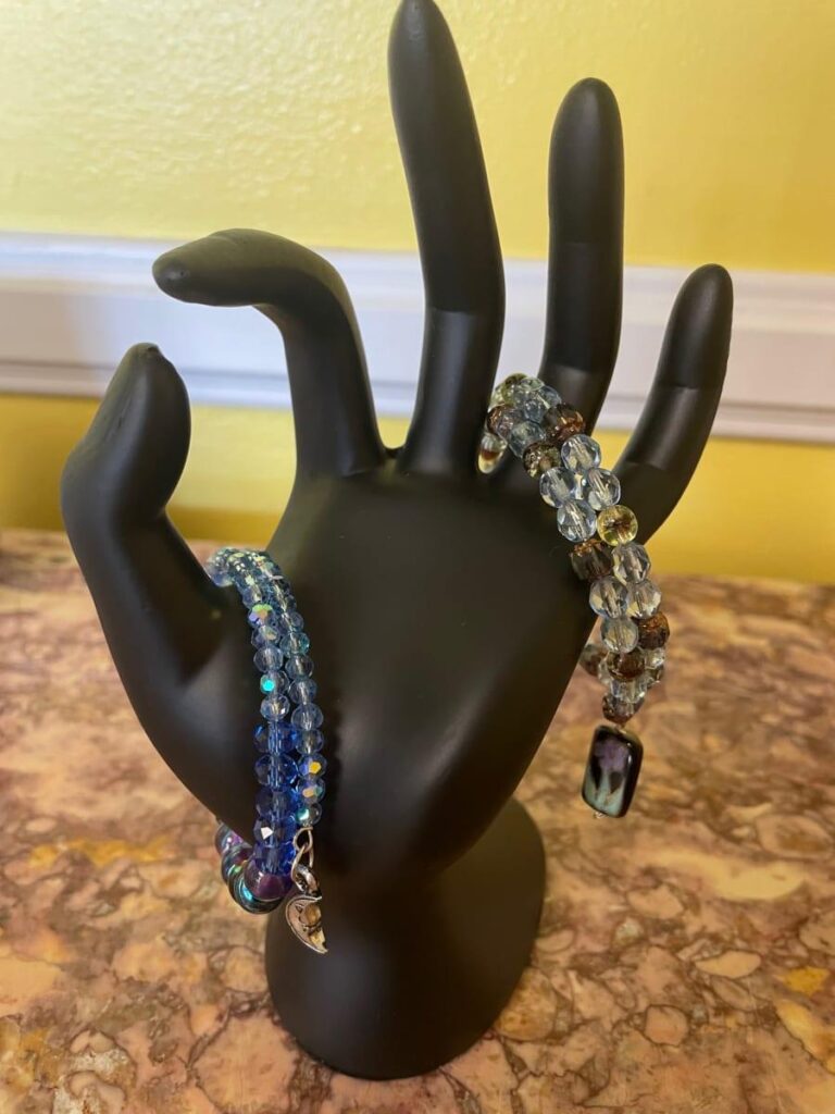 Jewelry Class- Memory Wire and bead bracelets