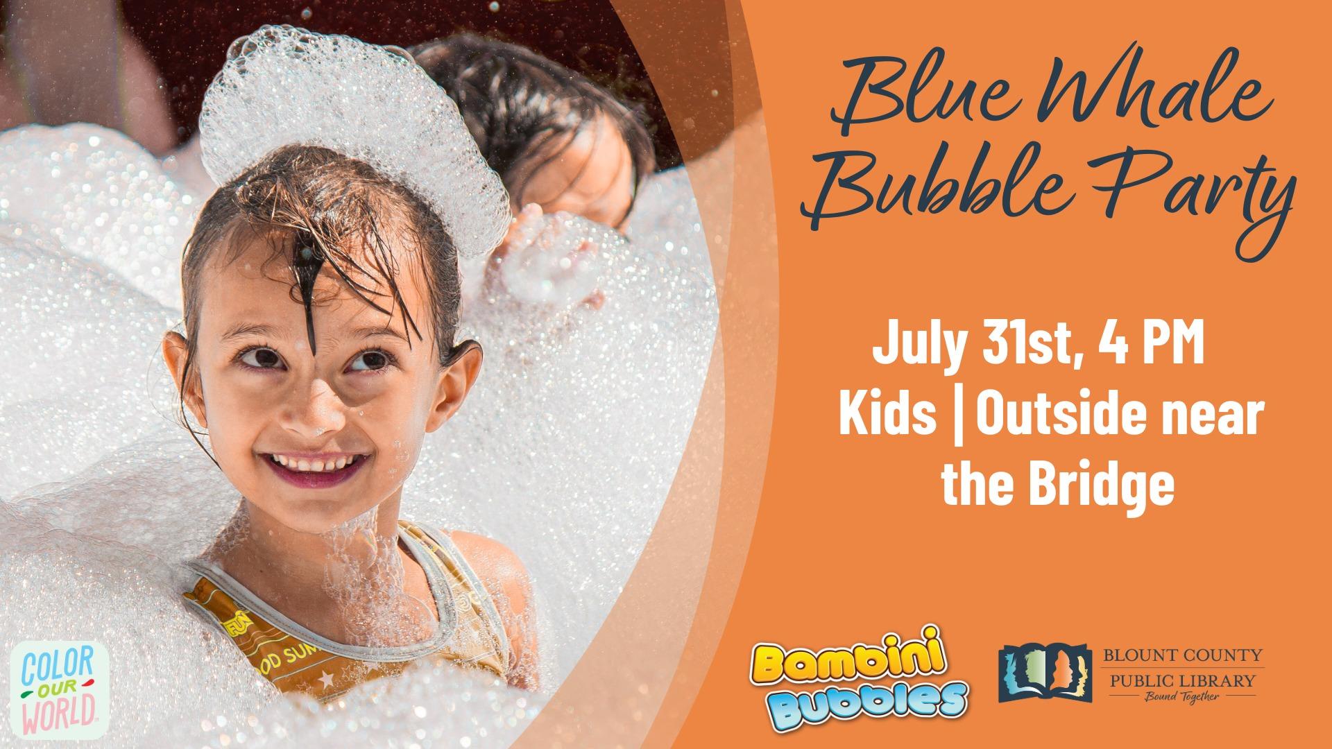 Blue Whale Bubble Party