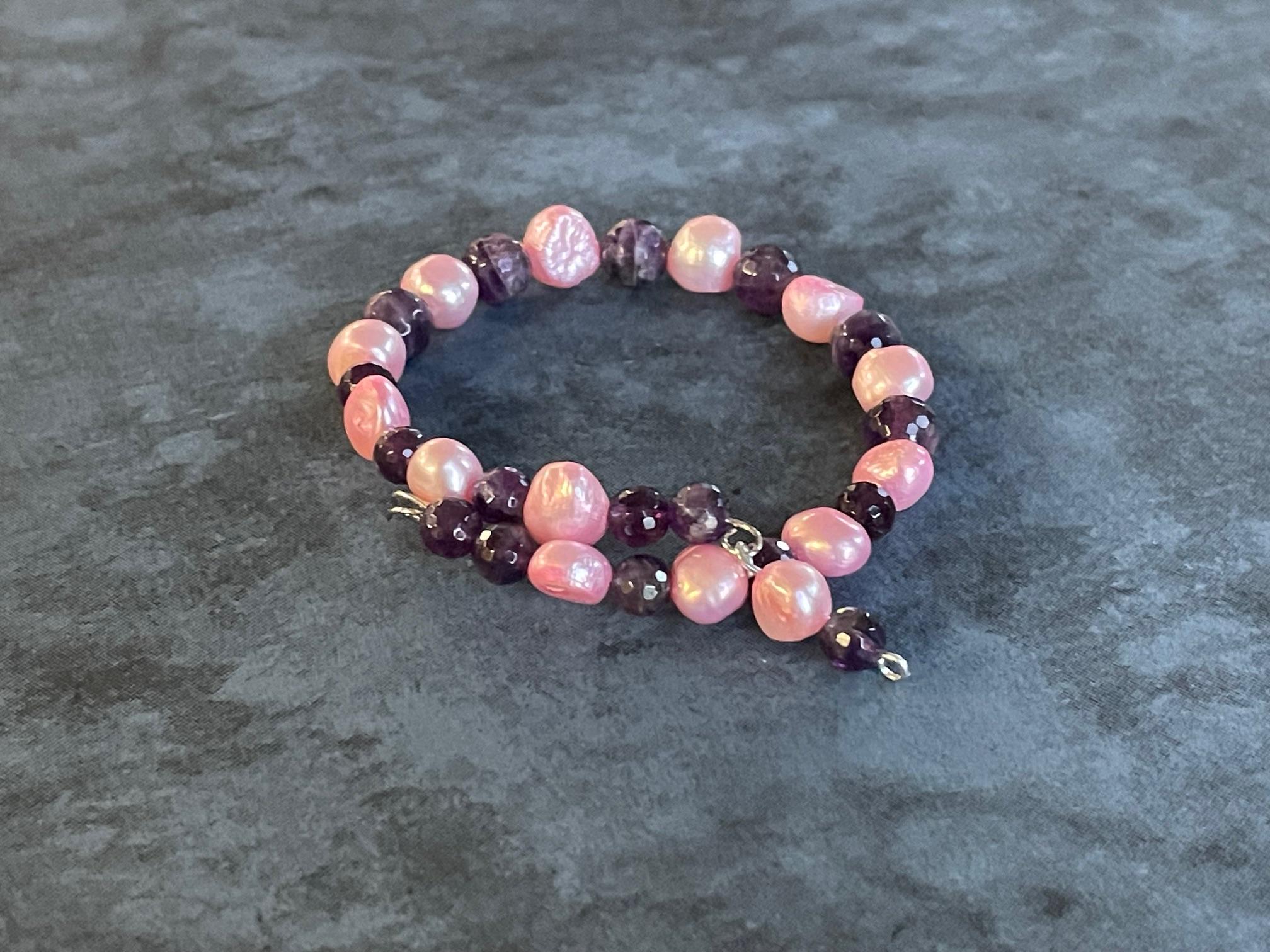 Jewelry class, Memory Wire Bracelets, set of 2