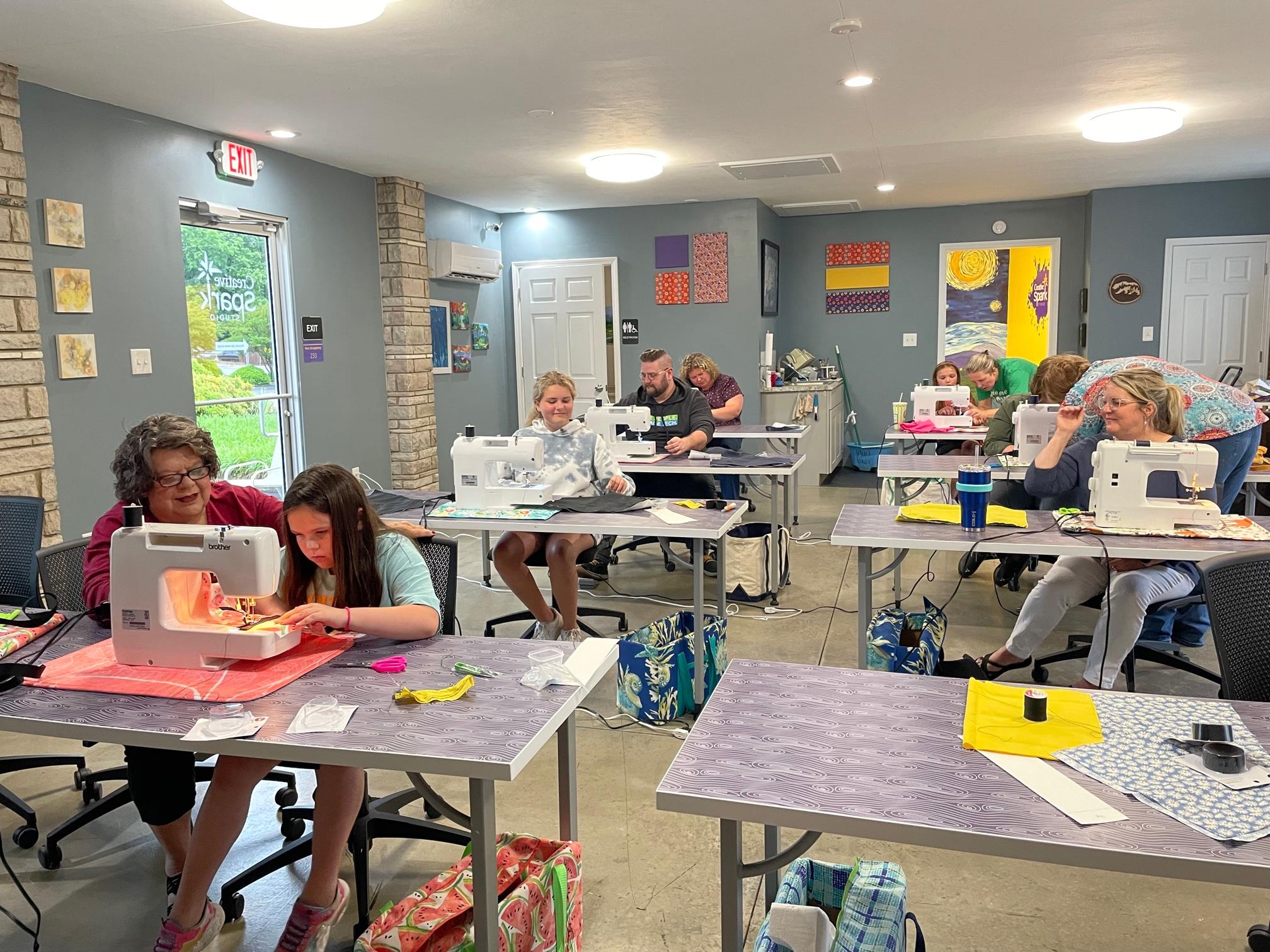 Sewing class- Book Sleeve