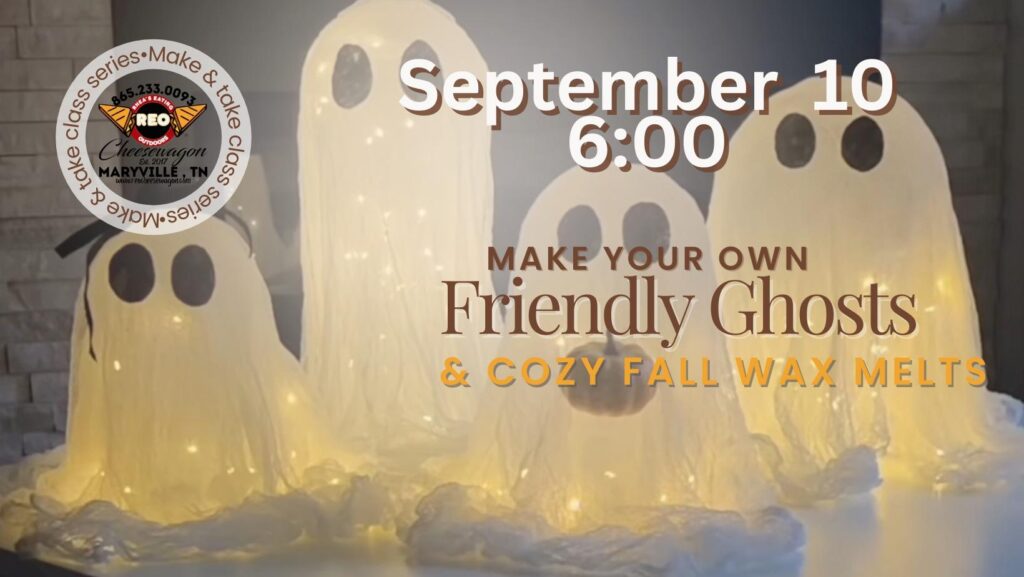 Make Your Own Friendly Ghost & Fall Crafts!