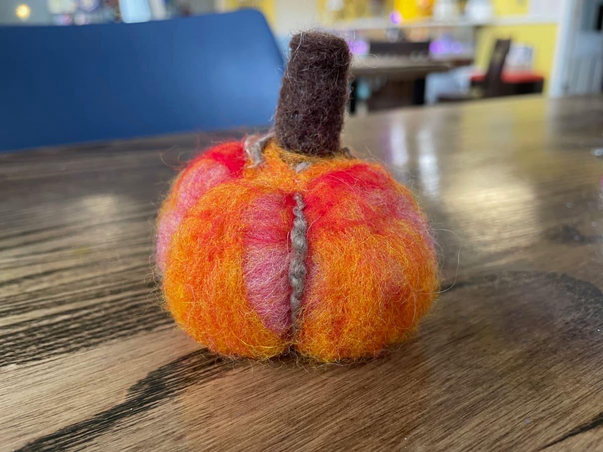Needle Felt pumpkin class