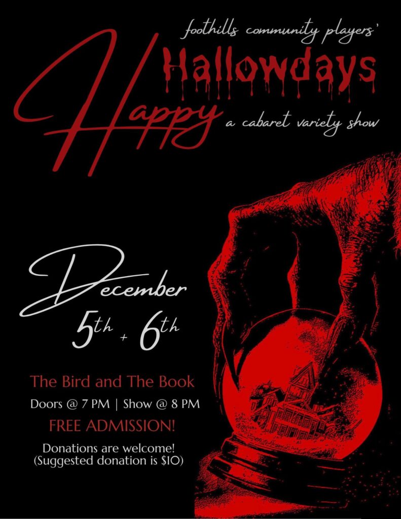 Happy Hallowdays: A Cabaret Variety Show