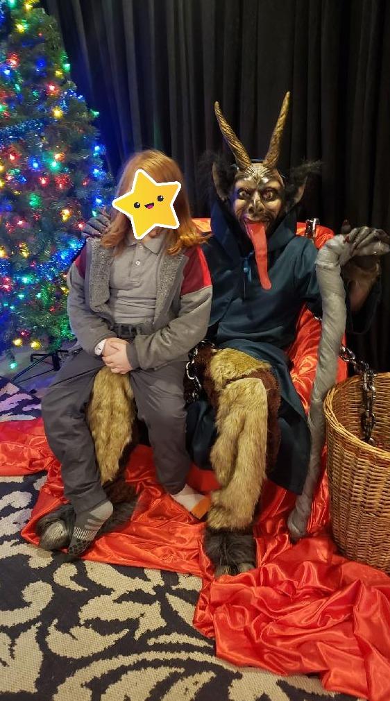 Pictures with Krampus!