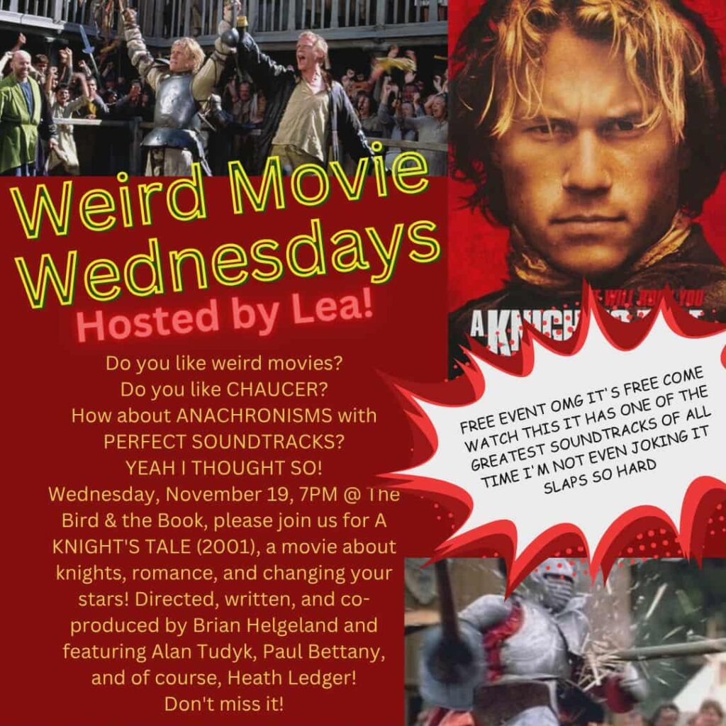 Weird Movie Wednesday: A Knight's Tale