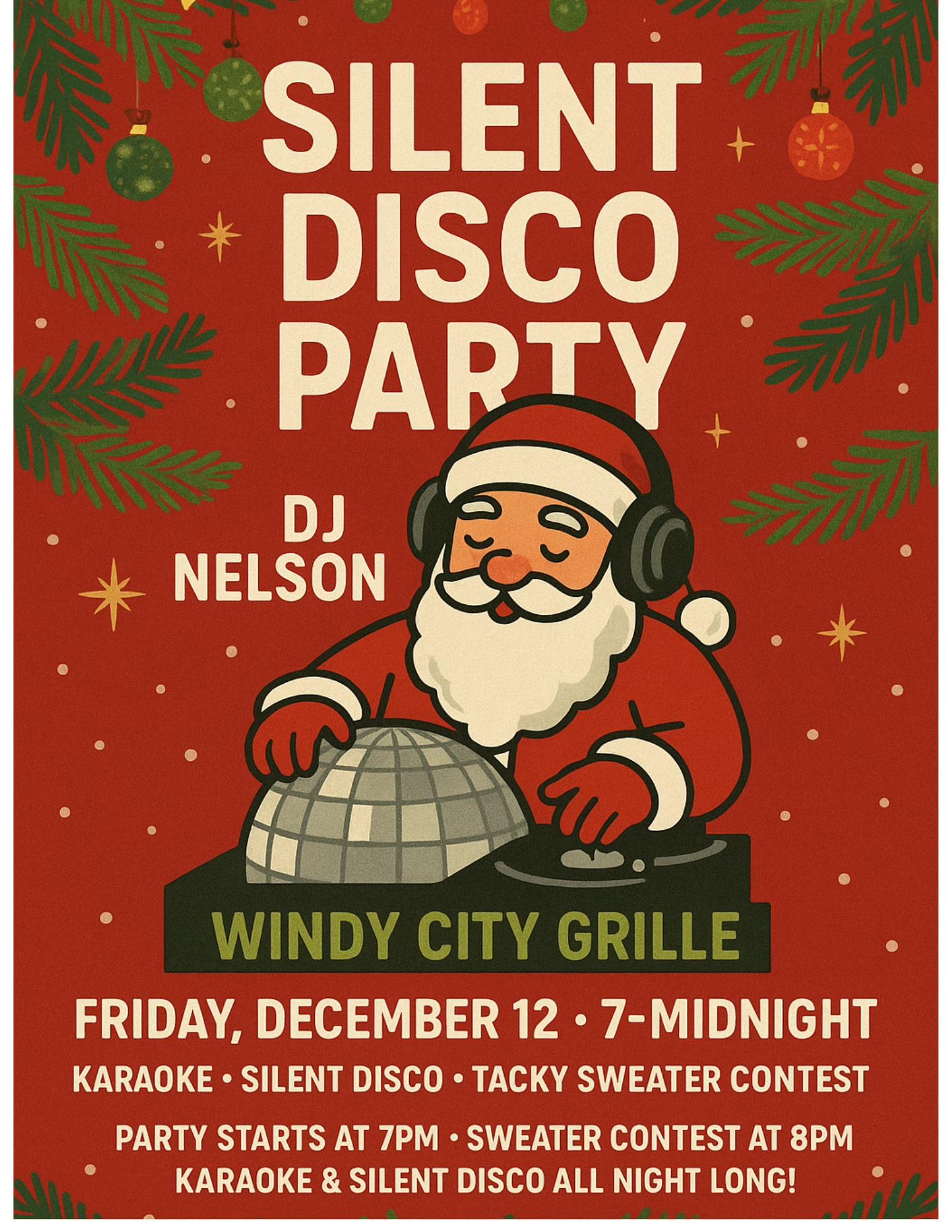 Silent Disco & Karaoke Christmas Party