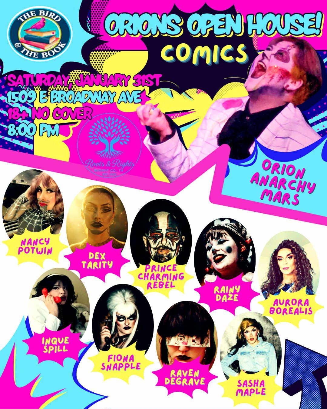 Orion's Open House: Comics