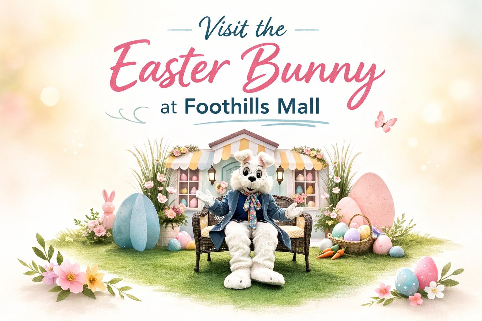 Visit Easter Bunny at Foothills Mall
