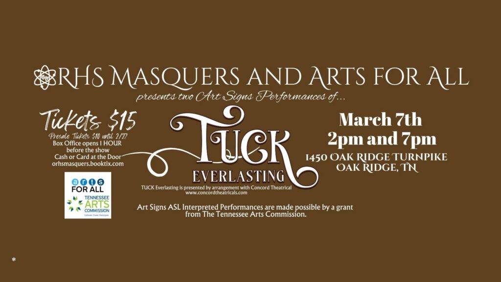 Art Signs ASL Performance of "Tuck Everlasting"