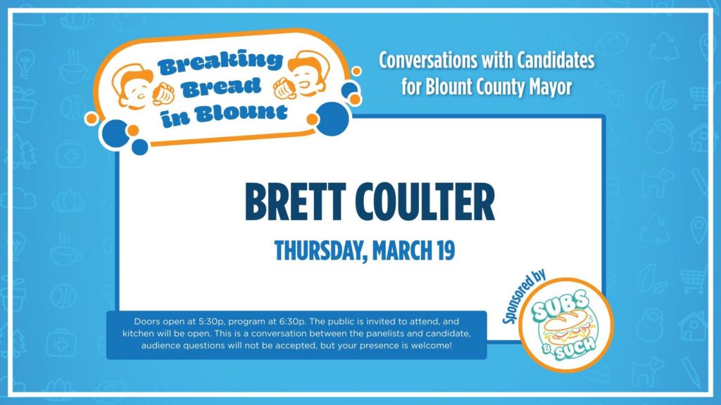 Breaking Bread in Blount with Brett Coulter