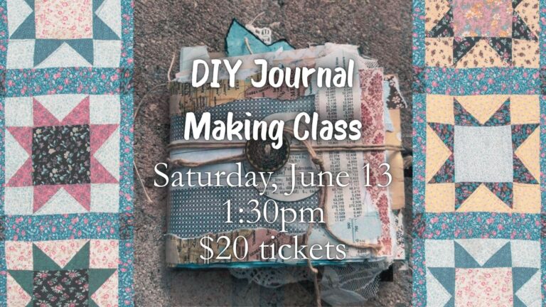 DIY Journal Making Class at Daisy's