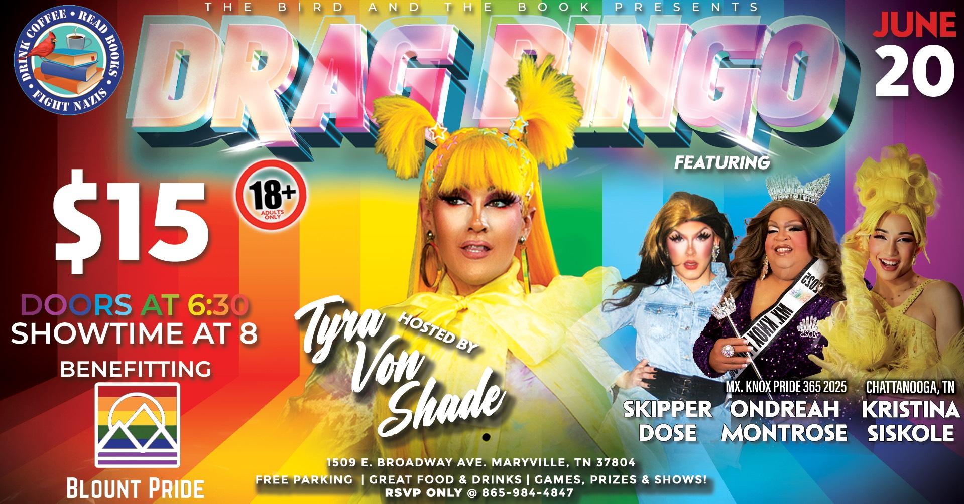 Drag Bingo: Benefiting Blount Pride