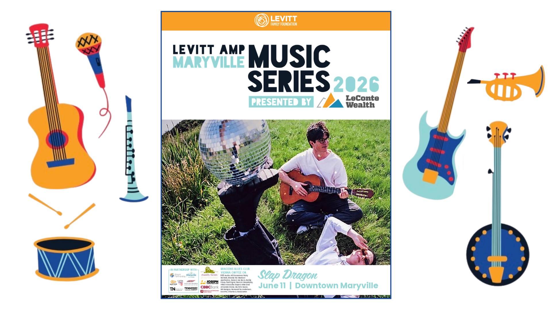 Levitt AMP Maryville Music Series Presented by LeConte Wealth: Slap Dragon
