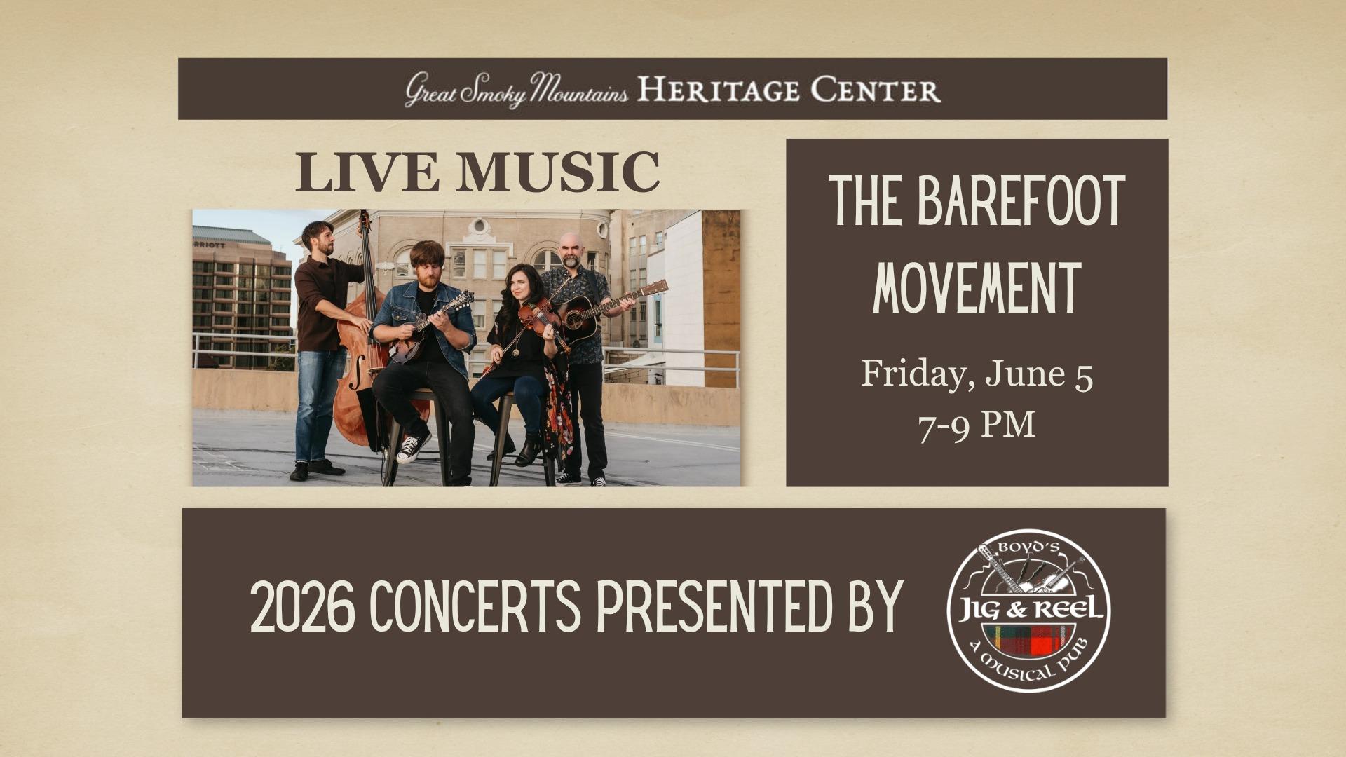 Live Music - The Barefoot Movement