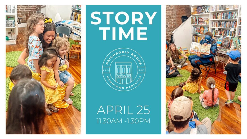 Princess & Superhero Story Time at Neighborly Books