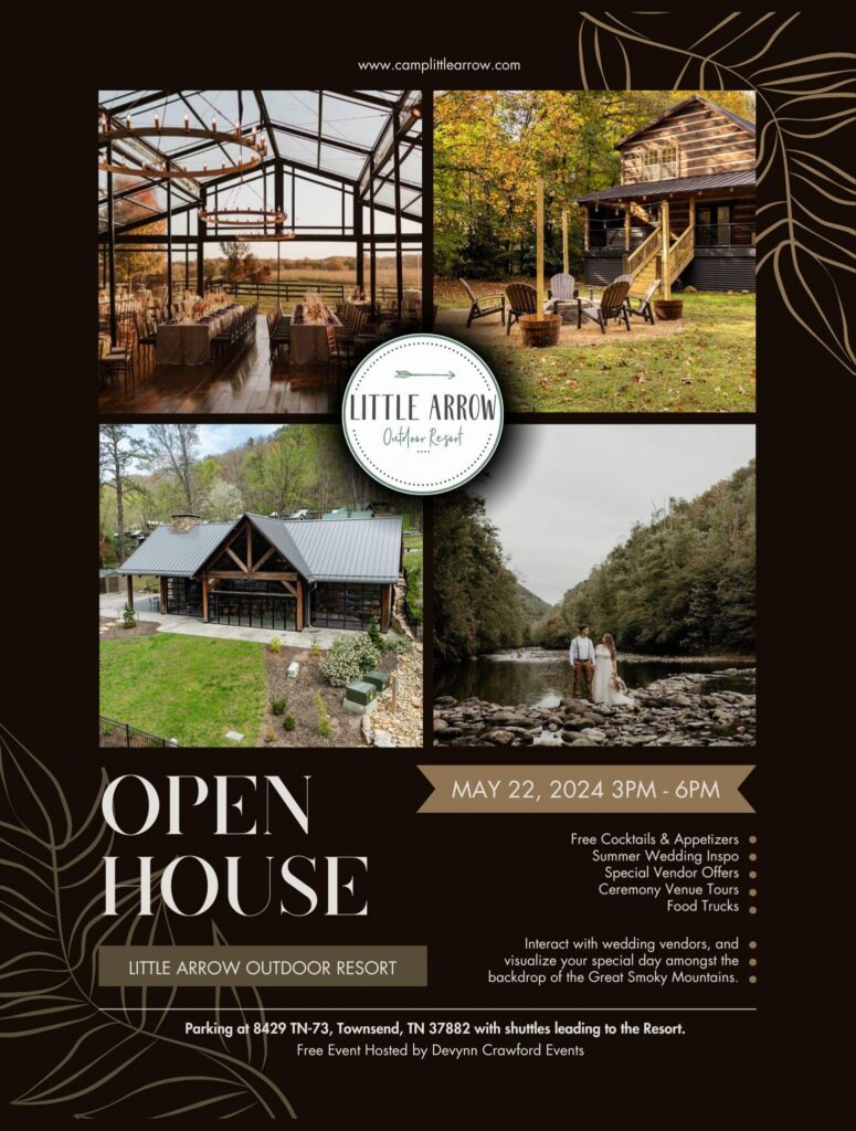 Save the Date: Wedding Open House on 5/22 – Join Us for Inspiration!