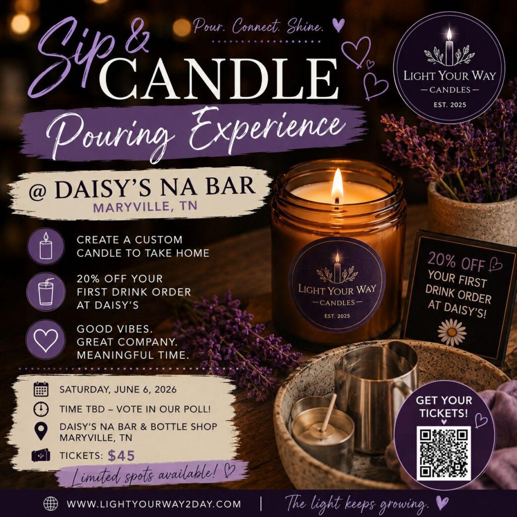Sip & Candle Pouring Experience