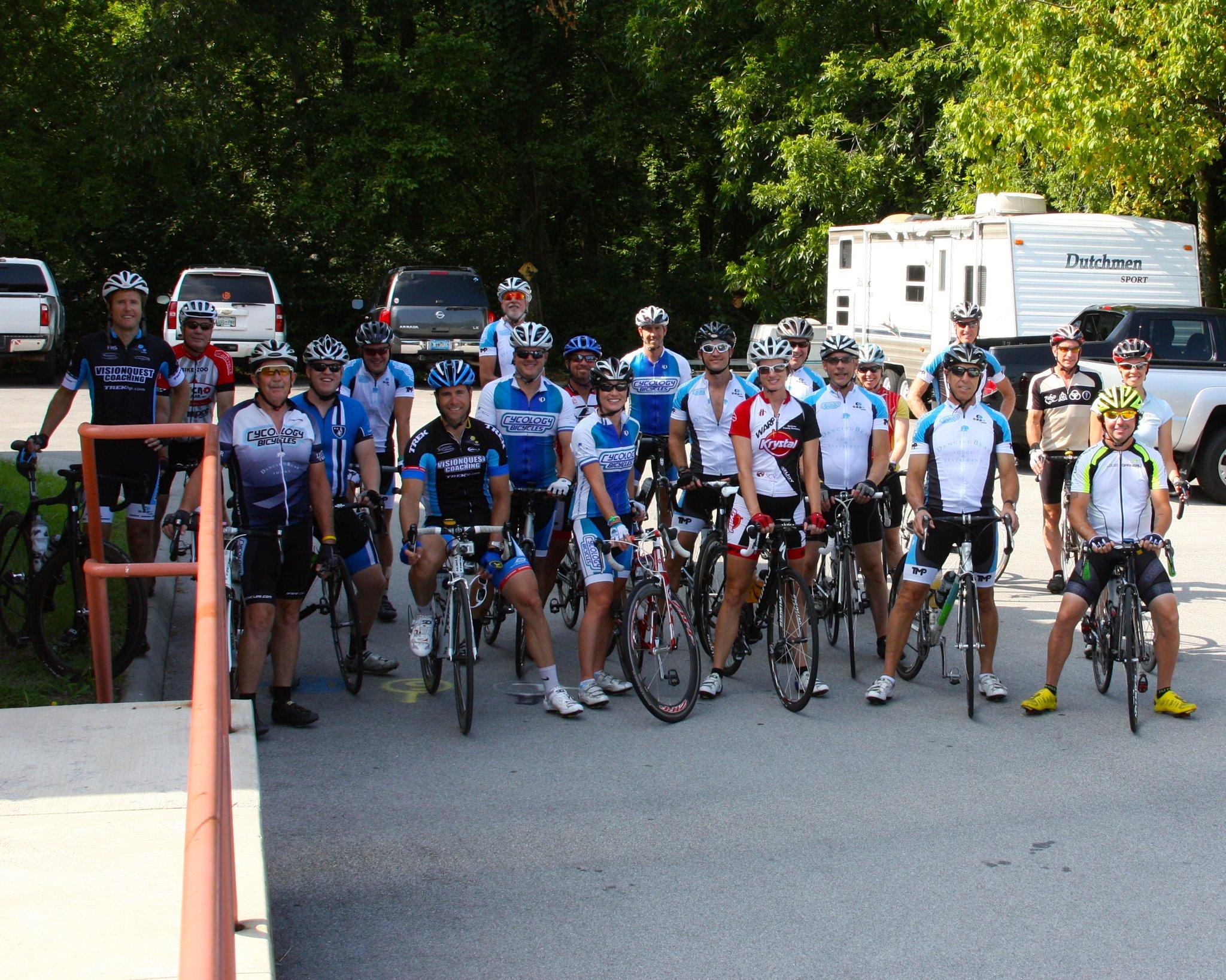 Tuesday, Thursday and Saturday A Group (20+ MPH AVG.) Road Rides