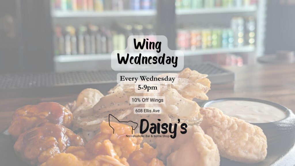 10% off Wings every Wednesday at Daisy's