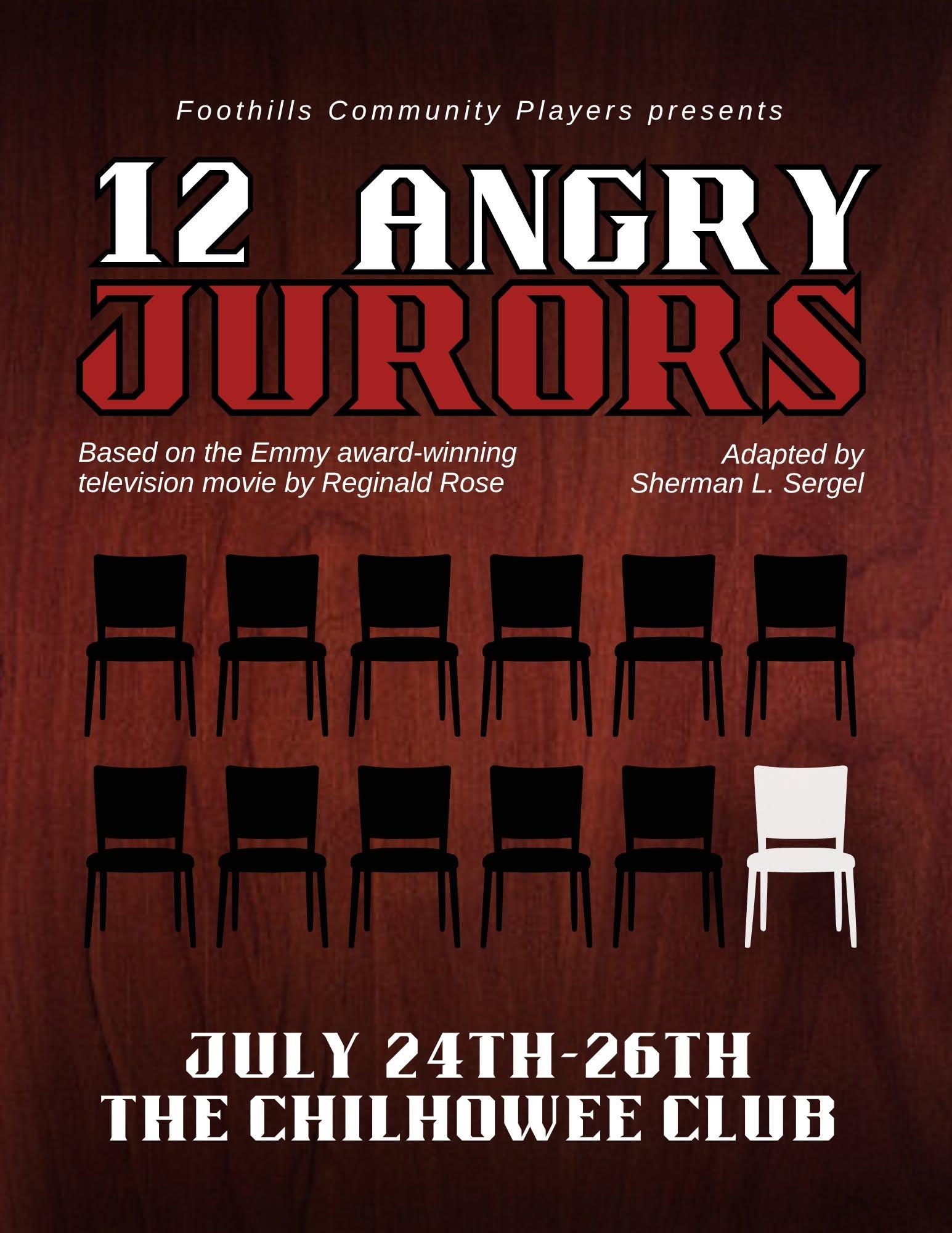 AUDITIONS: 12 Angry Jurors