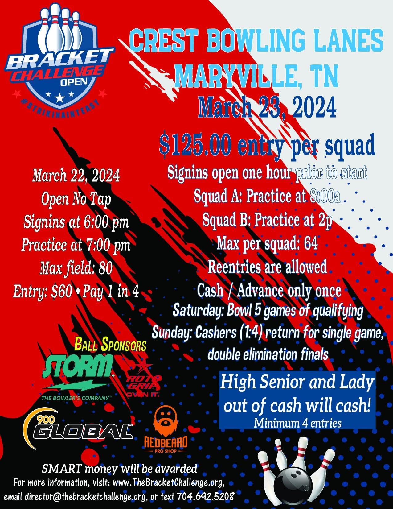 Bracket Challenge Open