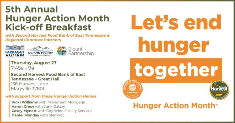Second Harvest Food Bank of East Tennessee 5th Annual Hunger Action Month Kick-off Breakfast