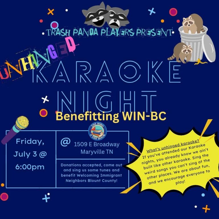 Unhinged Karaoke Benefitting WIN-BC
