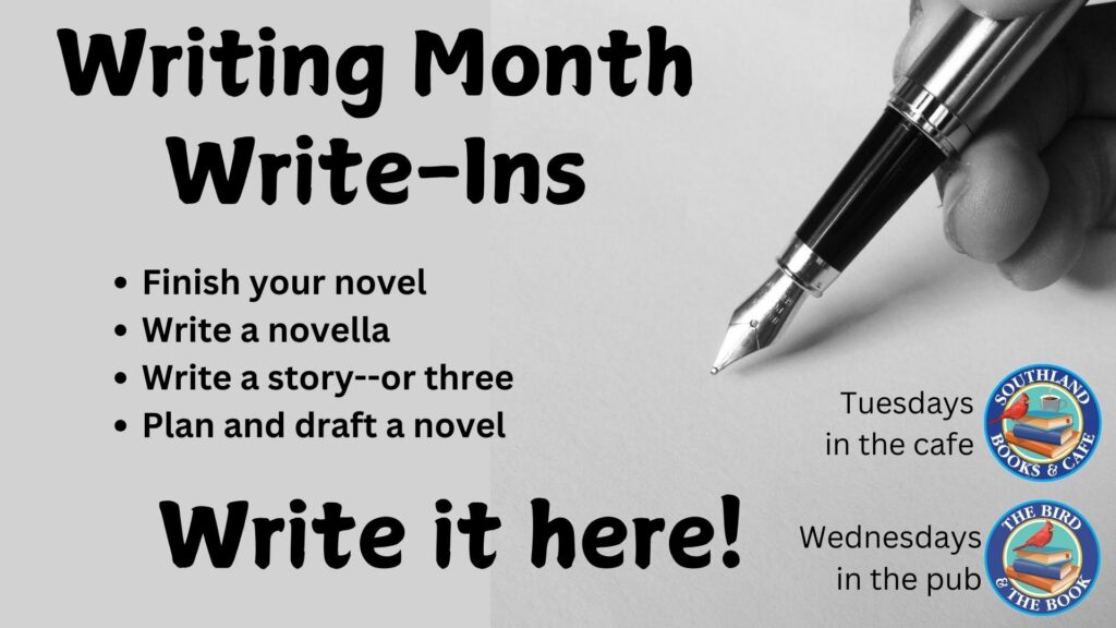 Writing Month Write-Ins