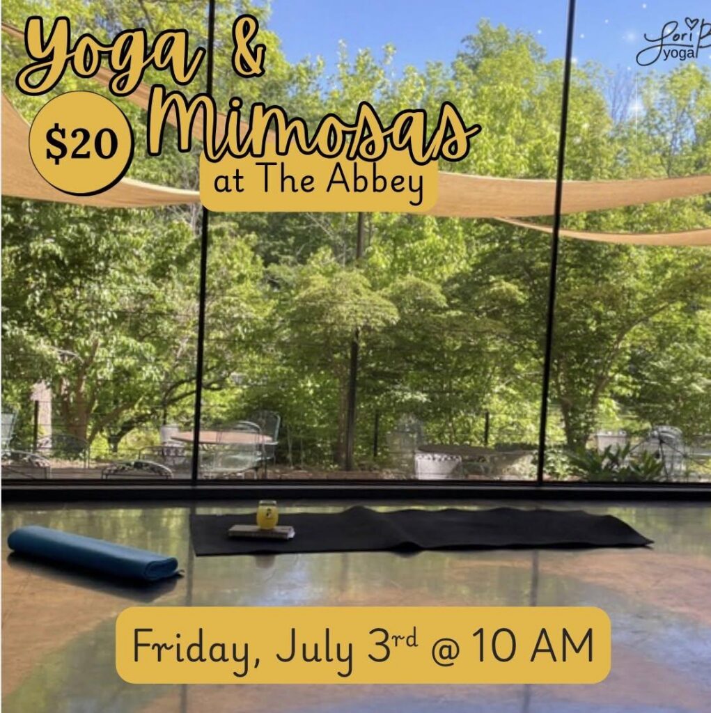 Yoga & Mimosas at the Abbey