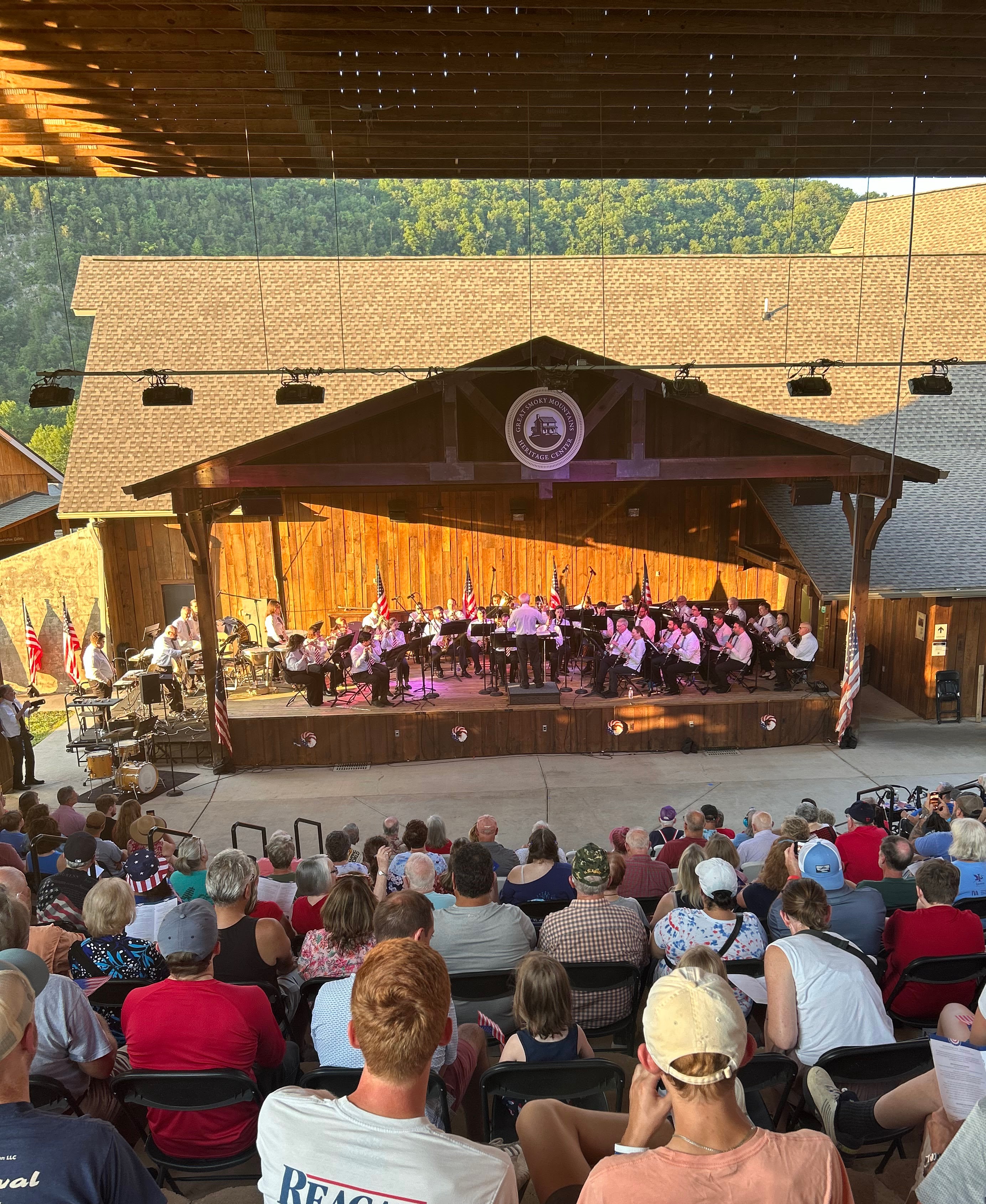 Concert performance at the Smoky Mountain Heritage Center Independence Day celebration